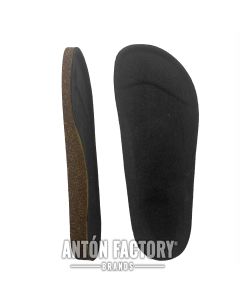 BIOS PISO SUELA CALZADO MICRO FIBRA NEGRO